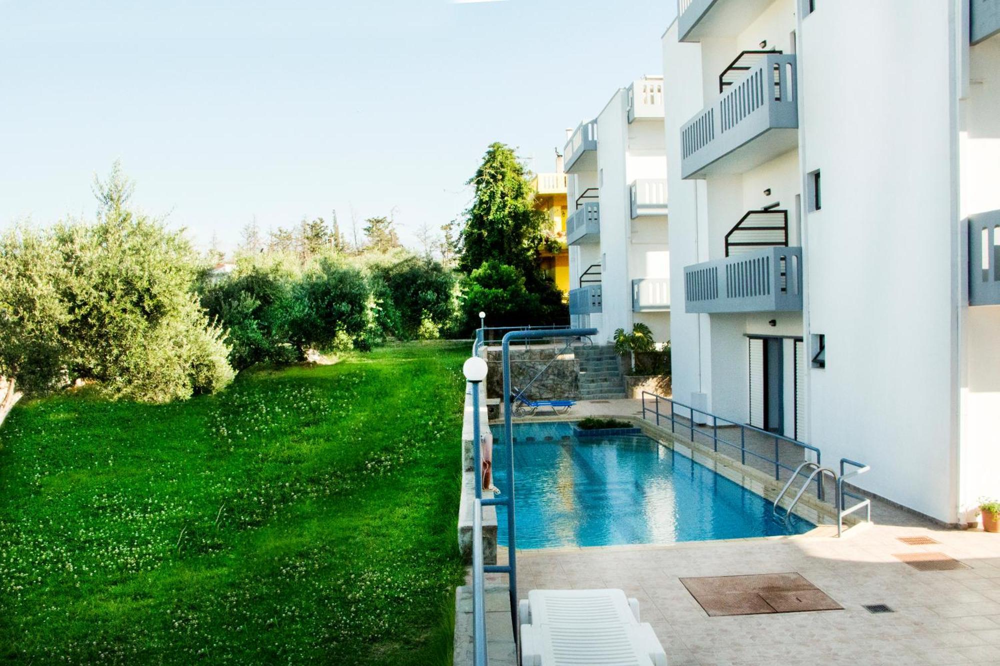 Popi Hotel Apartments Agia Marina  ภายนอก รูปภาพ